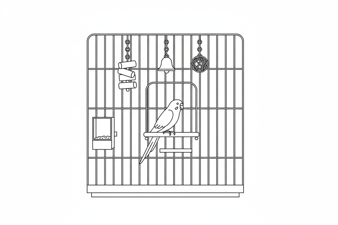 Bird Care Essentials: Cages, Perches, Feeders & Enrichment