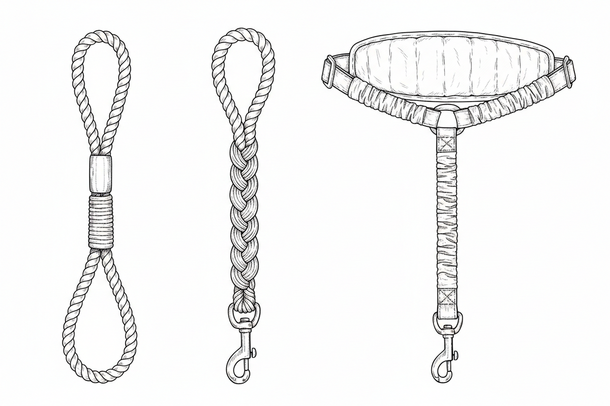 Dog Leashes Guide: Slip Rope, Braided & Hands-Free Options