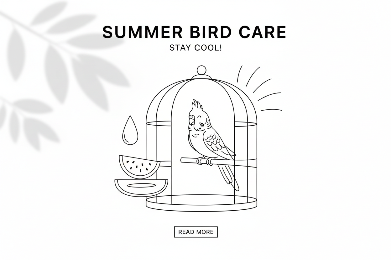Summer Bird Care: Hydration, Shade & Diet Tips for 2026