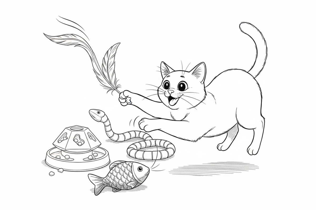Cat Enrichment Toys & Interactive Play: Keep Your Cat Happy Indoors