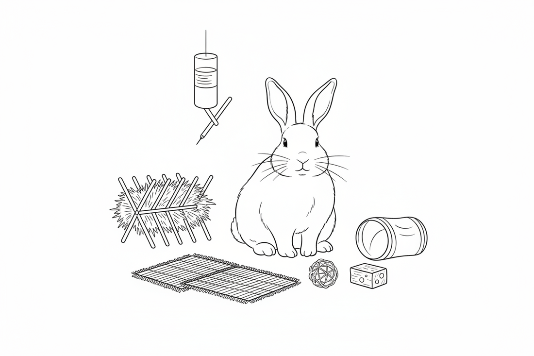 Rabbit Care Essentials: Hutches, Hay, Pellets & Enrichment Toys