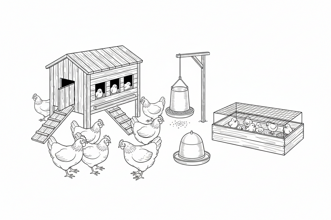 Poultry Keeping 101: Coops, Feeders & Flock Health Essentials