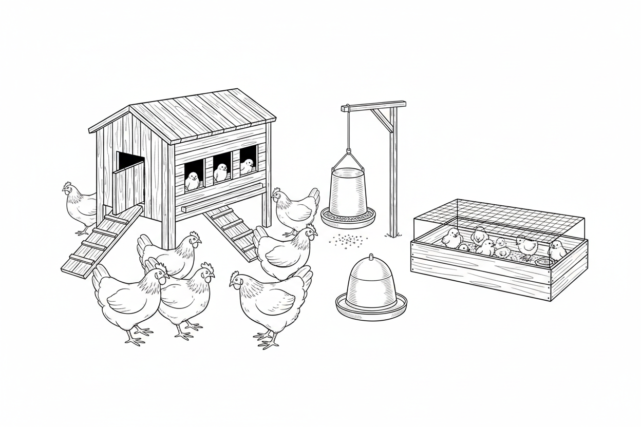 Poultry Keeping 101: Coops, Feeders & Flock Health Essentials