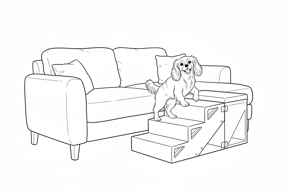 Dog Steps & Ramps for Beds and Couches: Help Your Dog Get Up Safely