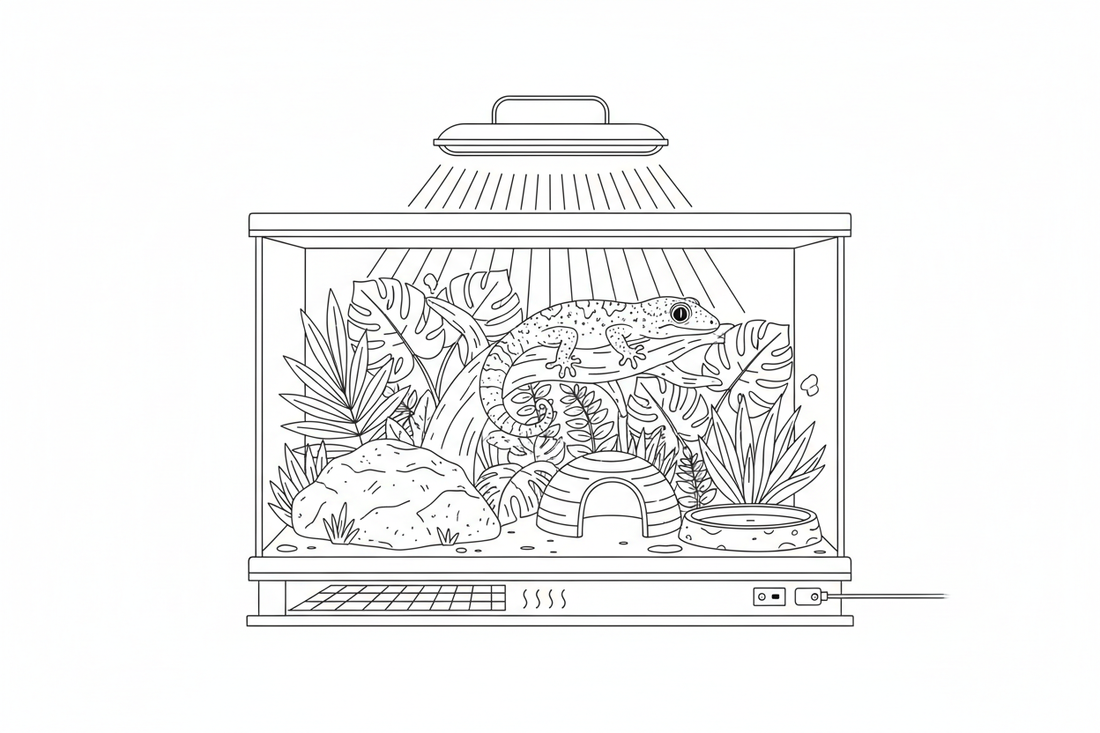 How to Set Up a Reptile Terrarium: Lighting, Humidity & Substrate Guide
