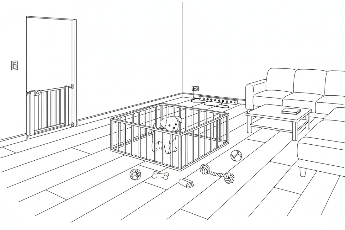 Puppy Proofing Your Home: Safety Gear, Gates & Playpens