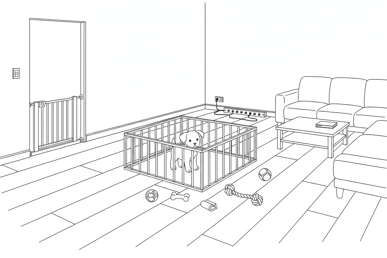 Puppy Proofing Your Home: Safety Gear, Gates & Playpens
