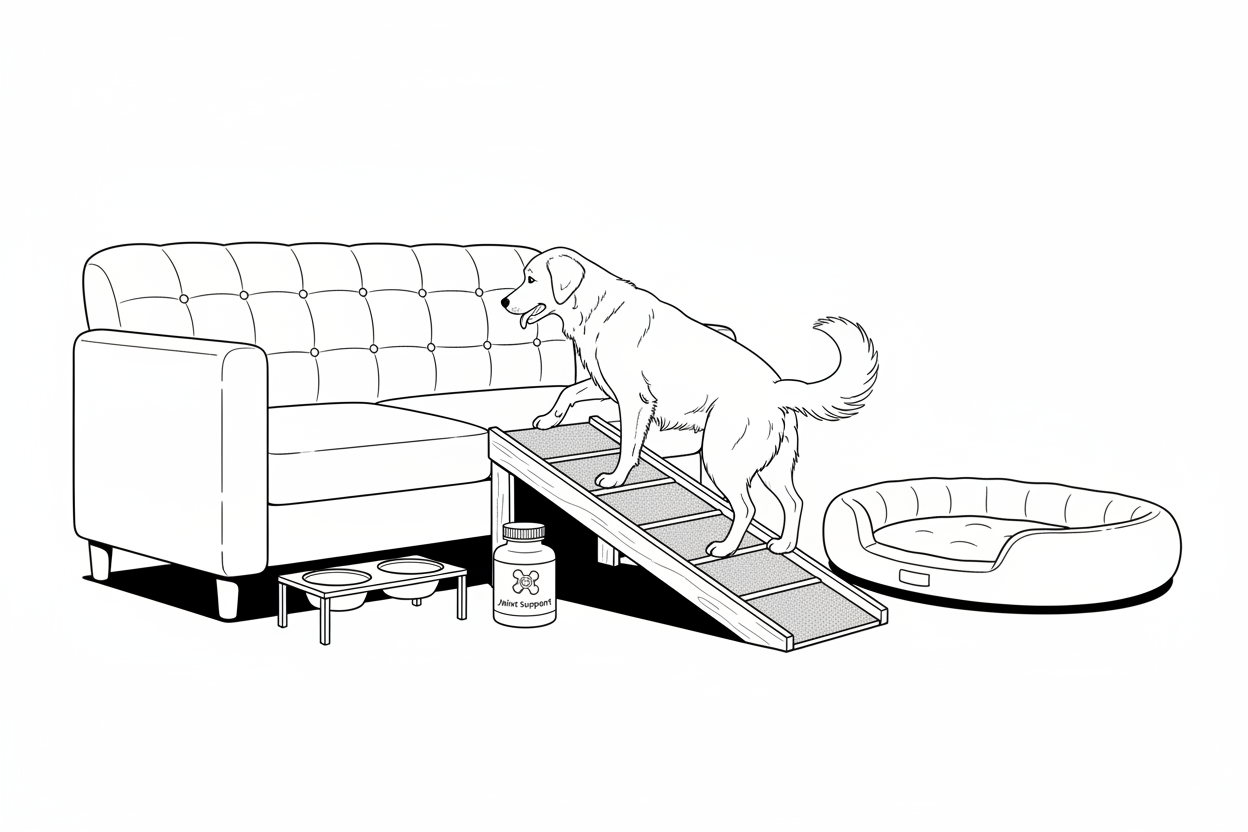 Senior Pet Care: Joint Supplements, Ramps & Comfort Essentials