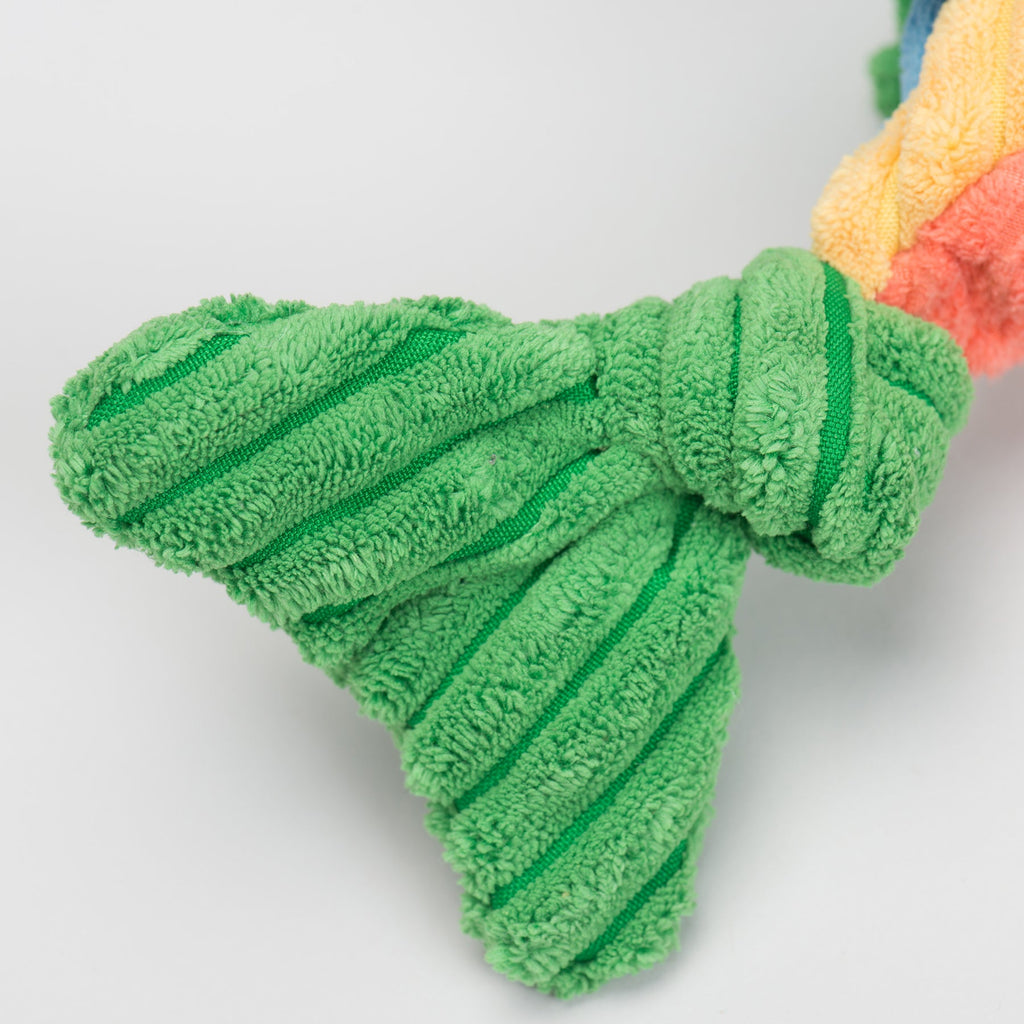 Raucous Rainbow Trout Knottie® Plush Dog Toy