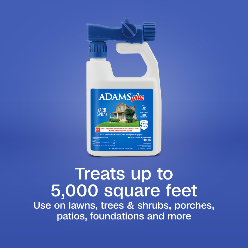 Adams Complete Indoor & Outdoor Flea Treatment System for Medium Dogs 15–30 lbs