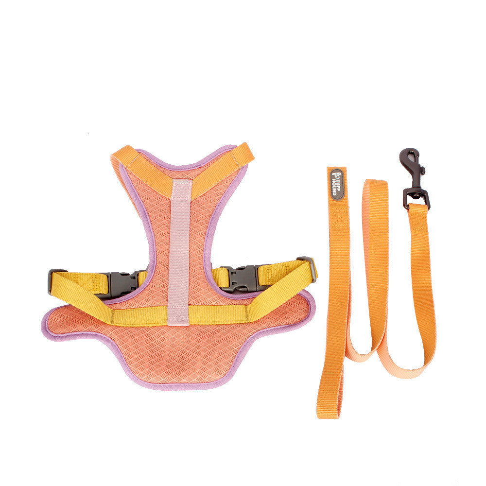 Pet chest strap dog leash