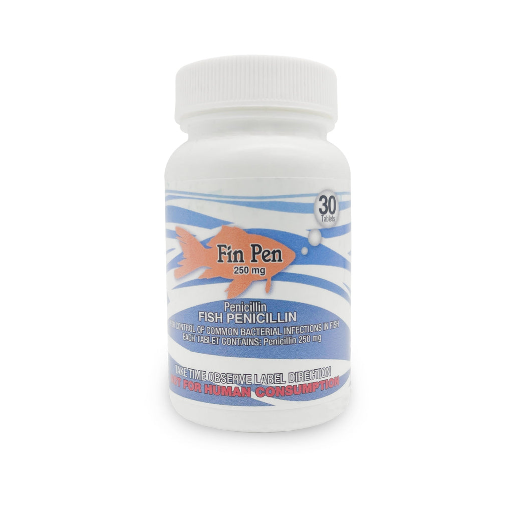 Fin Pen 250mg Capsules for Aquarium Fish – 30 Count – Water Care Support