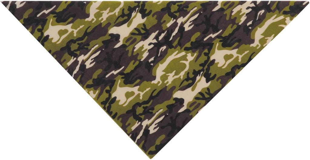 Aria Pet Bandana for Your All American Hound or Outdoor Dogs, Green Camo
