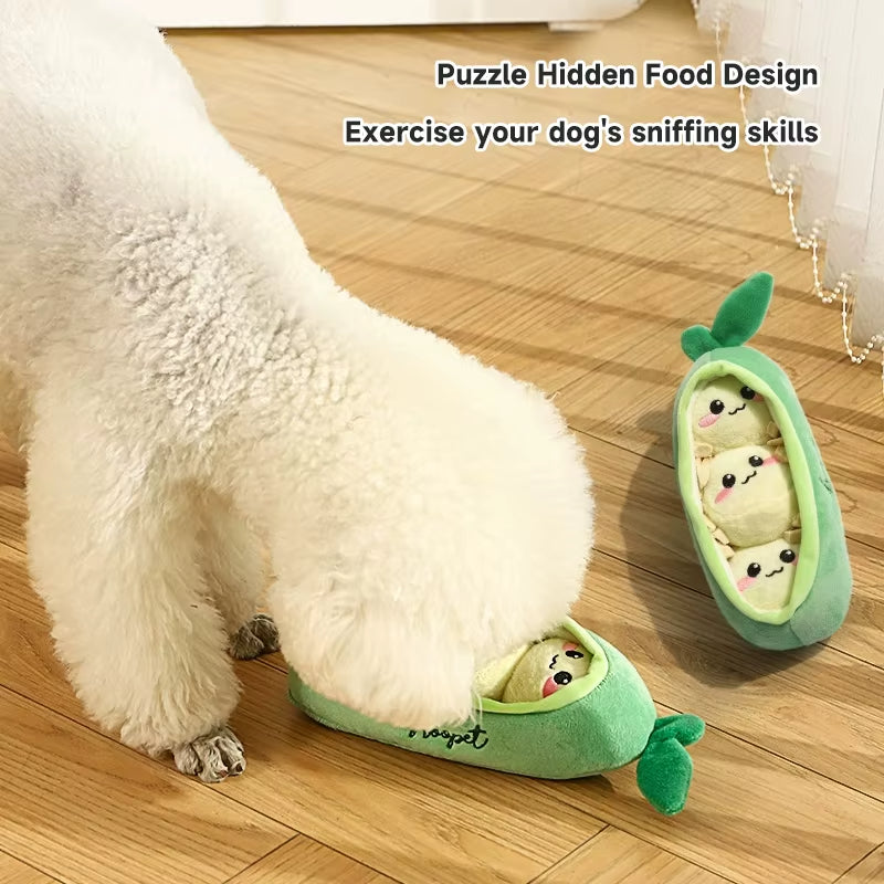 Interactive Squeaky Dog Toys For Puppies - Boredom Buster Chew Toys For Corgi & Small Breeds, Durable Enrichment Sniffing