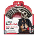 Boss Pet Super Beast XXL Dog Twin-Swivel Vinyl Coated Tie-Outs 40ft Up 250lbs