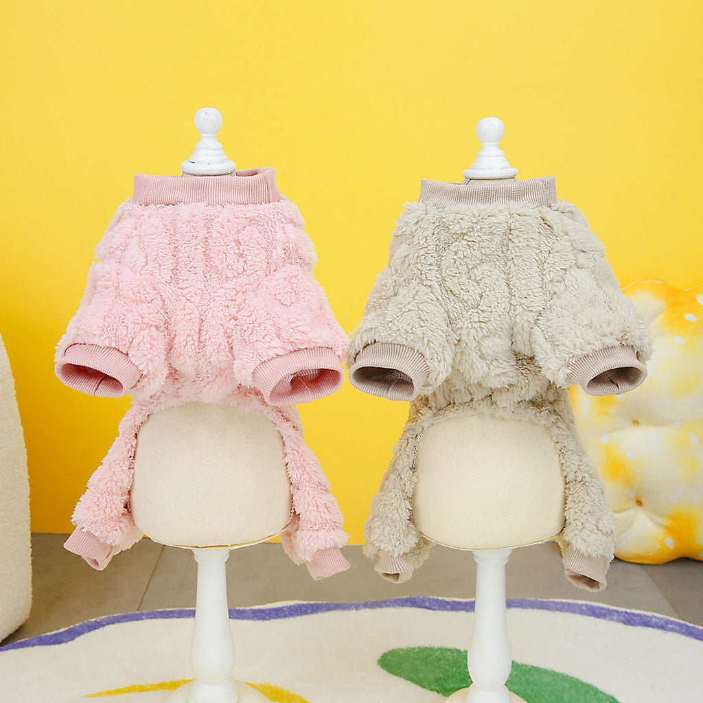 Dog Clothes Four-legged Fleece Arctic Twist Fleece