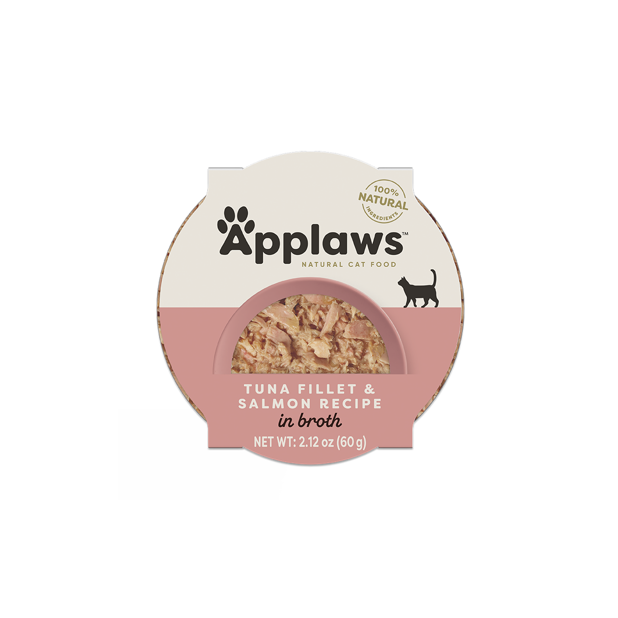 Applaws Tuna Fillet  & Salmon In Broth Wet Cat (2.12oz)