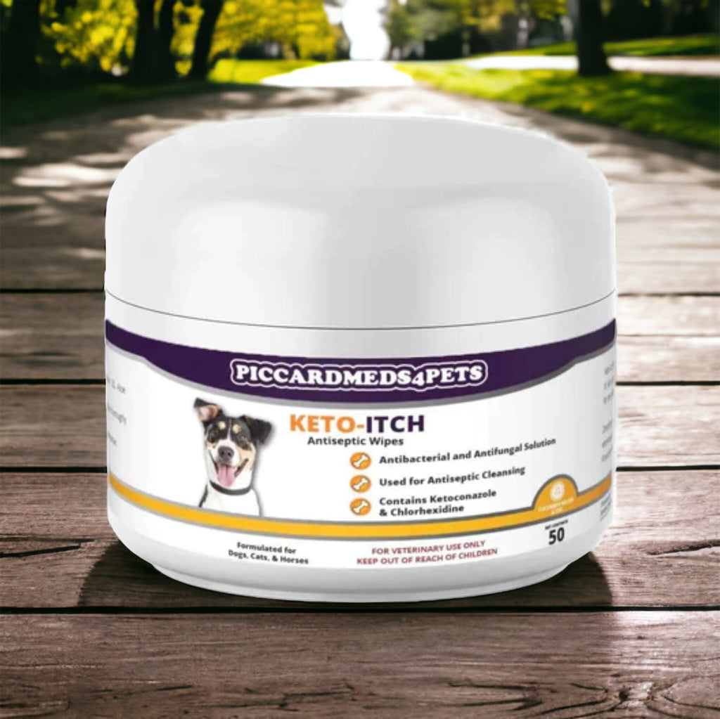 Piccardmeds4pets Pet Ear & Skin Care Kit Wipes + Ear Flush for Itch & Odor Pet Bundle