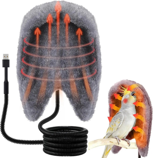 Bird Cage Heater 5V Low Voltage Corner Warmer Constant Temp Parrot Perch