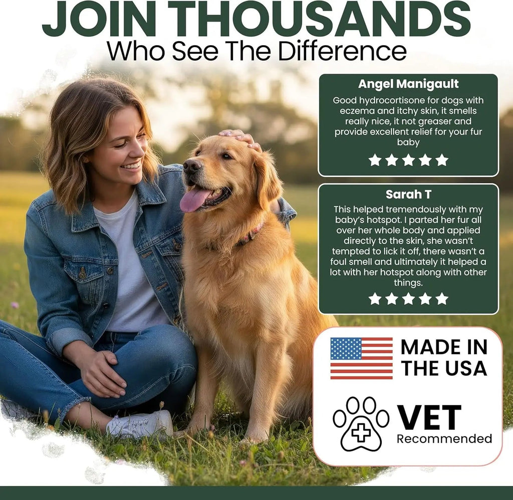 Dog Anti Itch Lotion Relief Skin Irritation Flea Bites USA