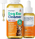Ear Clear Natural Dog Ear Cleaner – Soothing Drops for Wax, Itch & Irritation