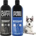 Fluff Off Dog & Cat Shampoo Set – Deshedding & Sensitive Skin 16 oz Each