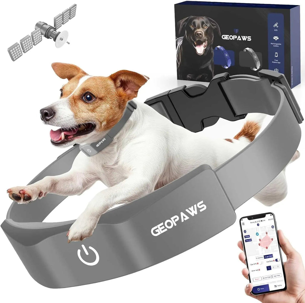 GPS Wireless Dog Fence Smart App Control Training Collar Adjustable Waterproof