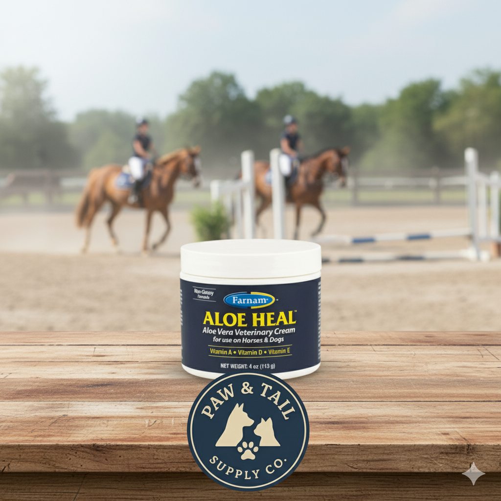 Farnam Aloe Heal Veterinary Horses Dogs Cream 4 oz. 2-Pack