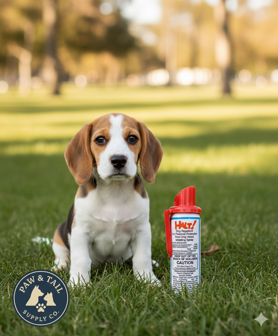 Halt Dog Repellent Spray 1.5 oz Effective Safe Capsaicin Defense for Dogs 6-Pack