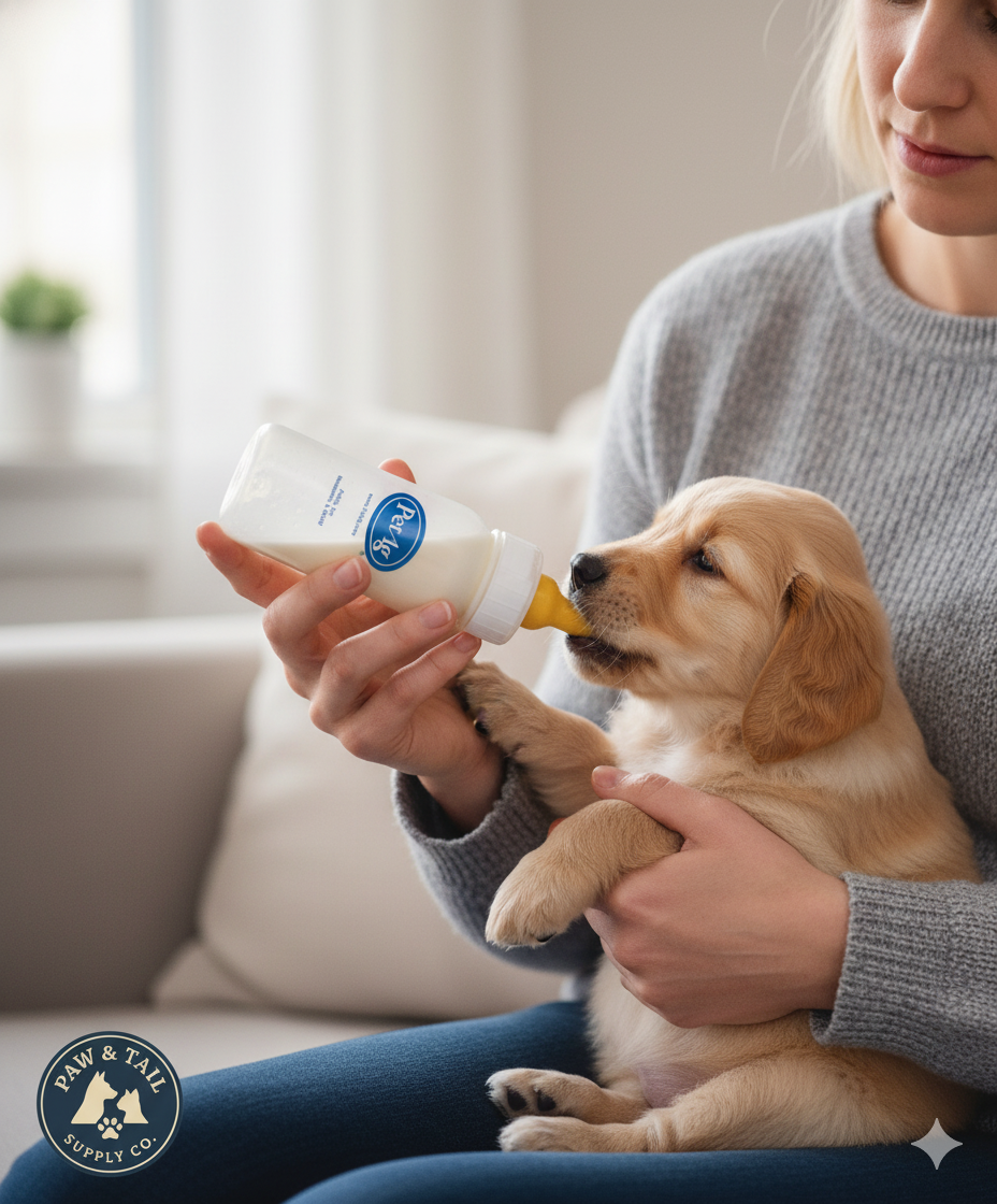 PetAg Nursing Kit 4 oz Puppy Kitten Small Animals Bottle Nipples Brush Reusable