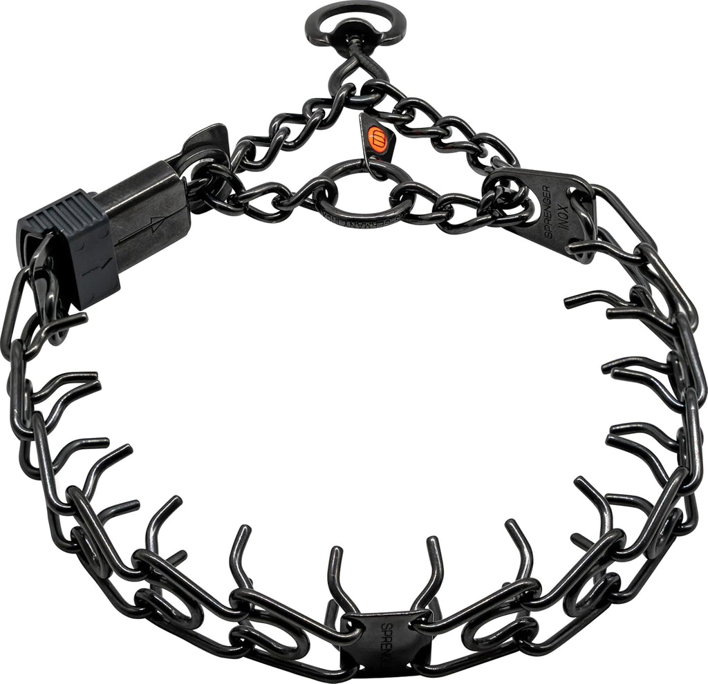 Herm Sprenger Prong Dog Training Collar Chrome Steel Anti Pull Adjustable
