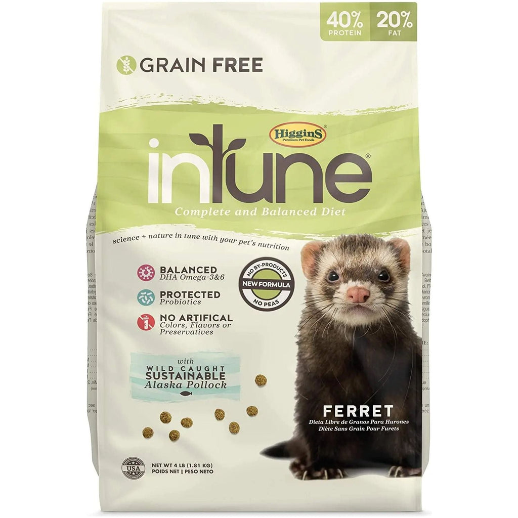 Higgins Premium Pet Foods Intune Complete Diet Ferret 4lbs.