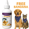Piccardmeds4pets Ear Cleansing Solution  Salicylic Acid Aloe 4 oz. + Free Bandana