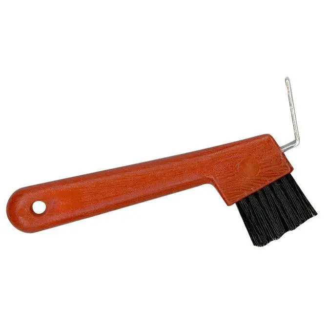 Rubber Hoof Pick & Brush for Horses, Assorted Colors
