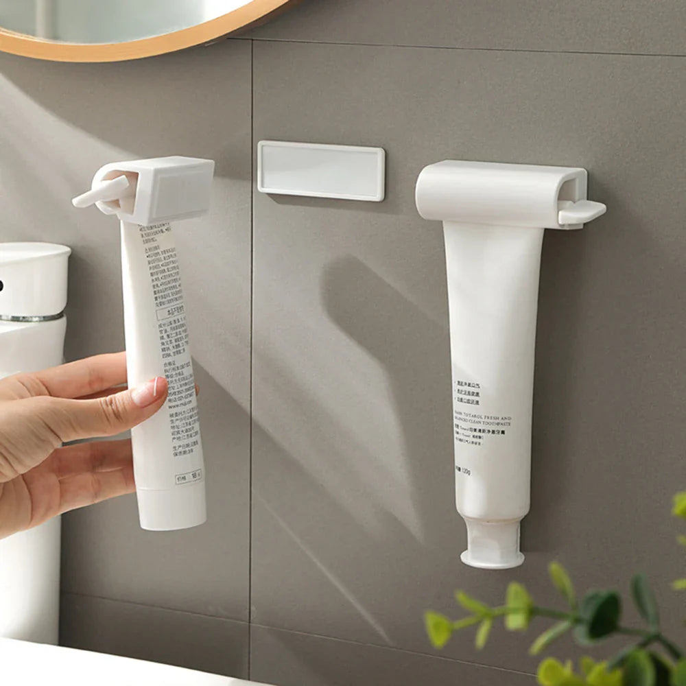 1PC Toothpaste Squeezer Powerful Magnetic Wall Mount Toothpaste Cleanser Manual Squeezer Free Of Punch
