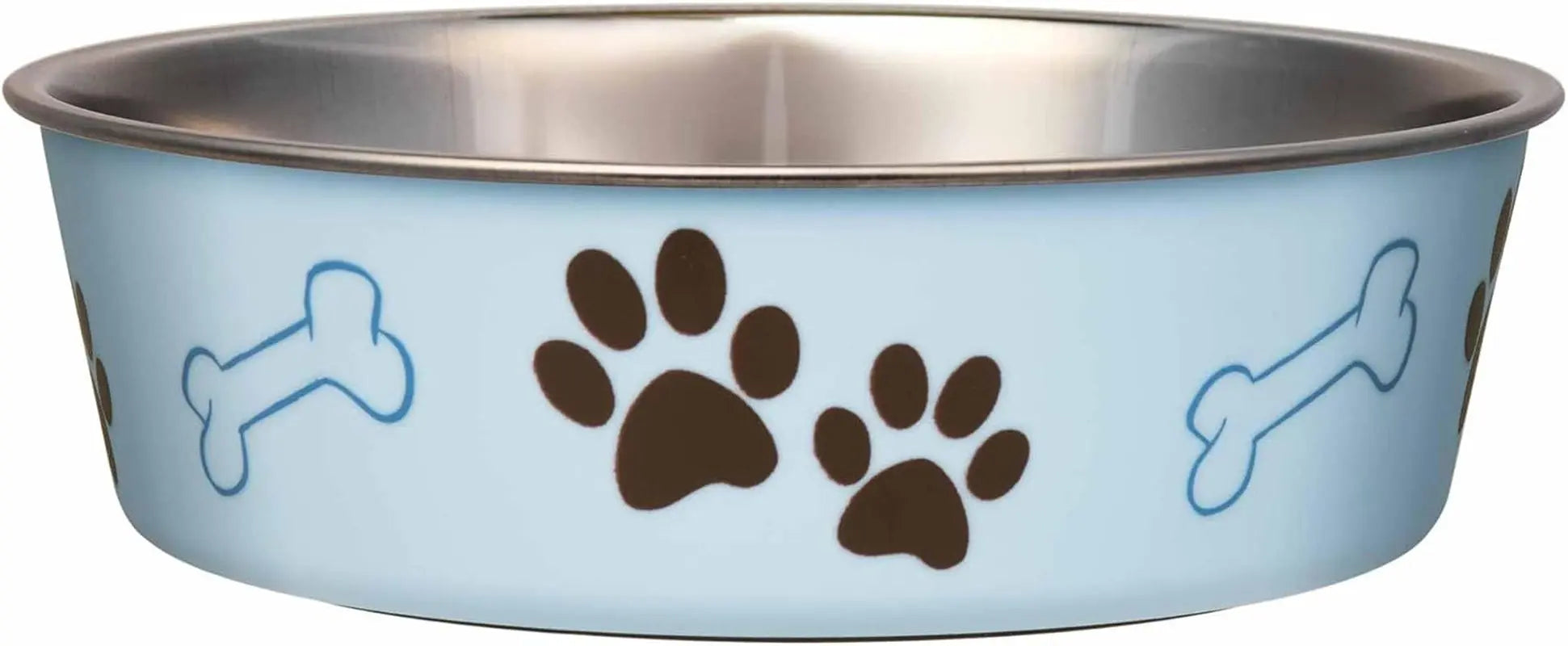 Stainless Steel Dog & Cat Bowl | Spill-Resistant Feeding Bowl (various colors)