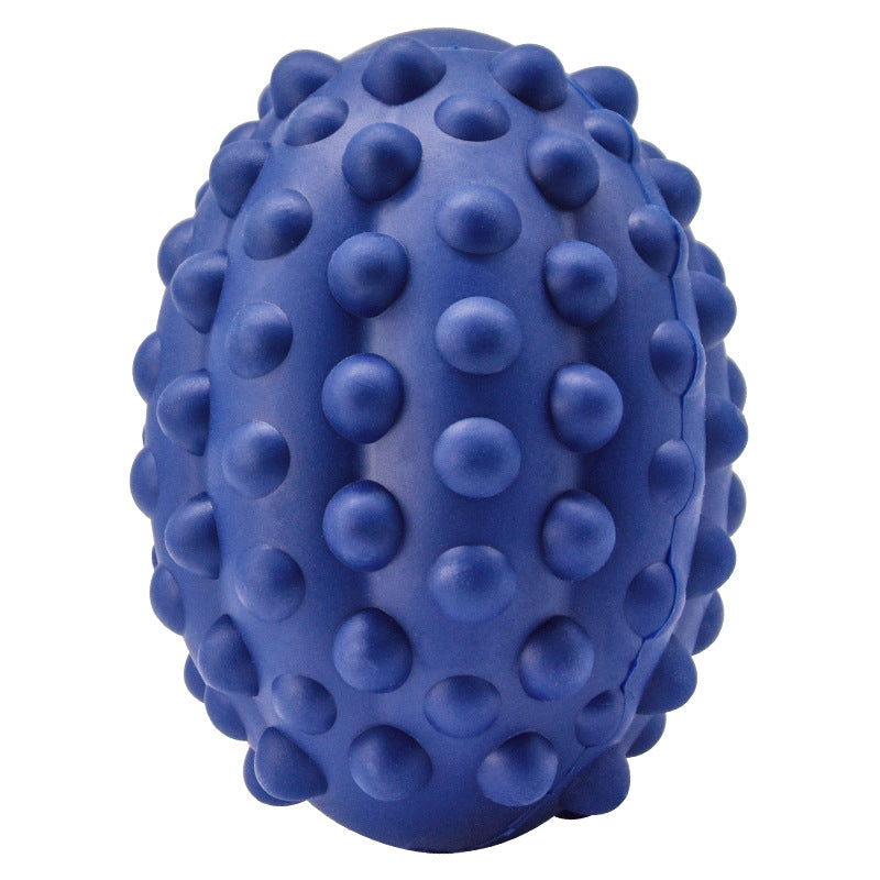 Pet Toy Rubber Bump Rugby Vocal Resistance Bite Wear