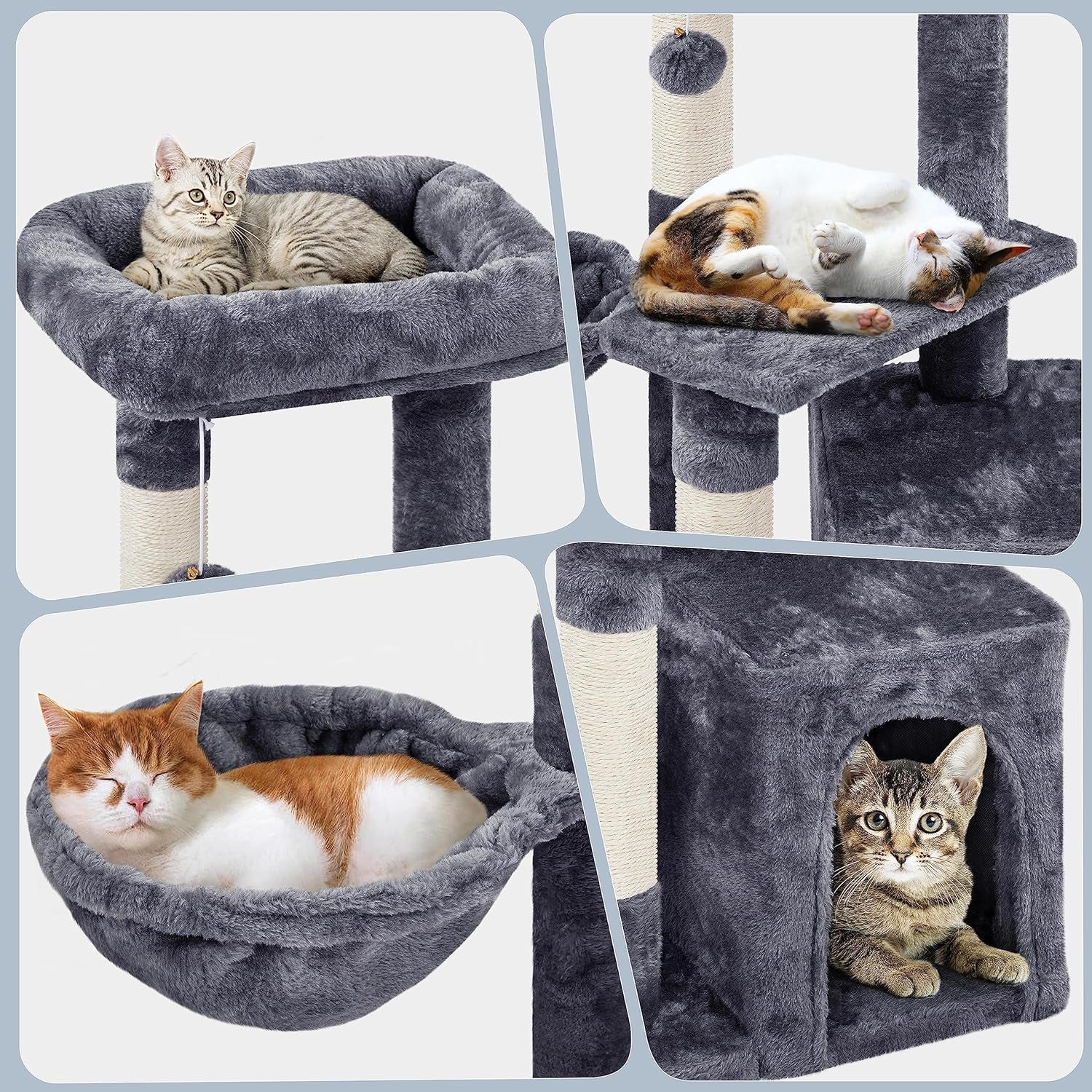 34In Cat Condo with Extra Scratch Boards