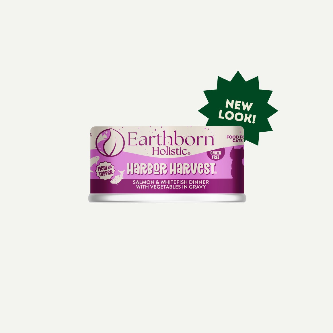 Earthborn Grain Free All Life Stages Harbor Harvest Wet Cat Can