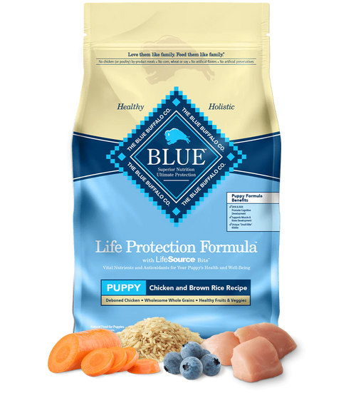 Blue Buffalo Puppy Chicken and Brown Rice Dry Dog Food