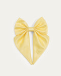 Satin Harness Bow - Buttercream