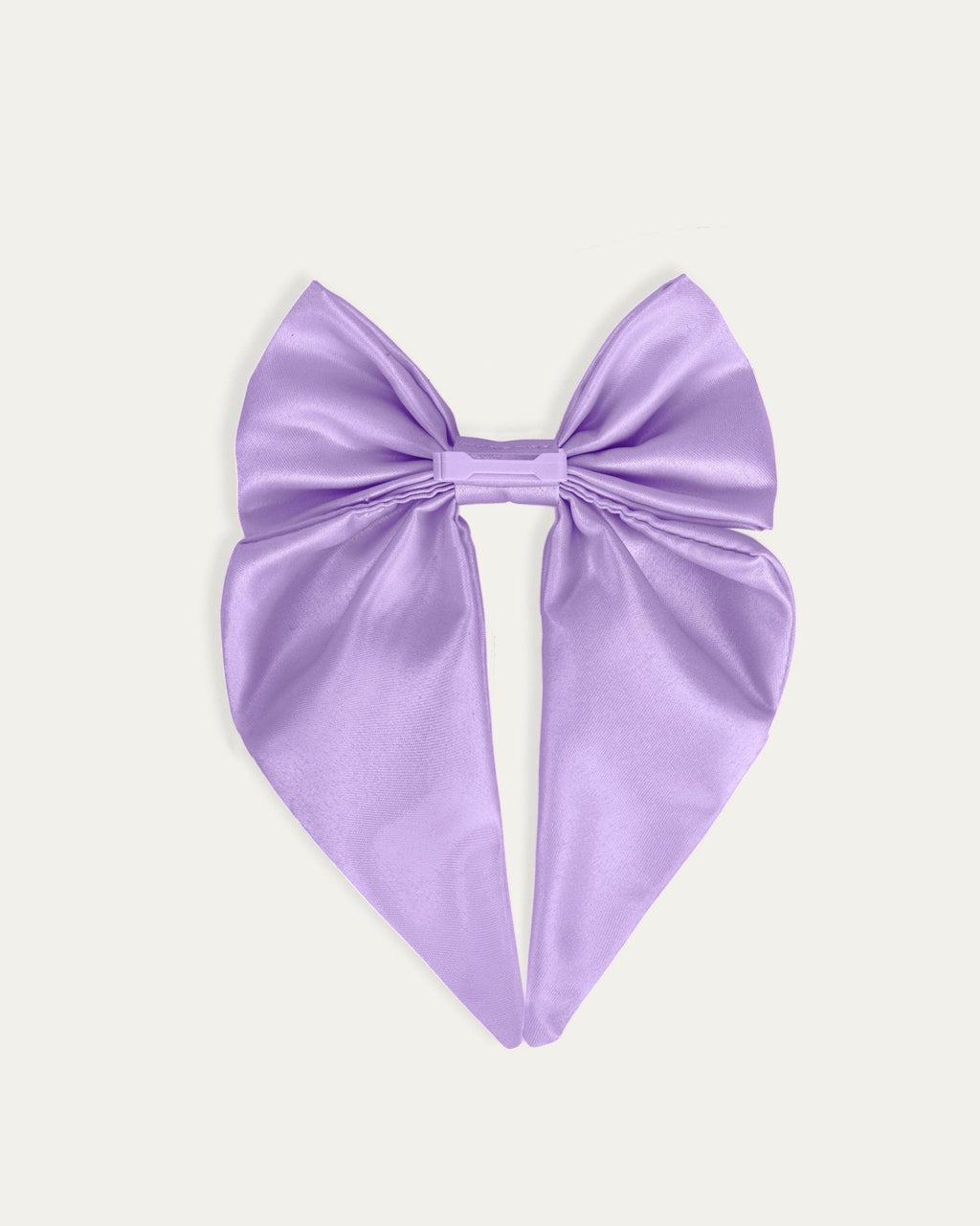 Satin Harness Bow - Lilac