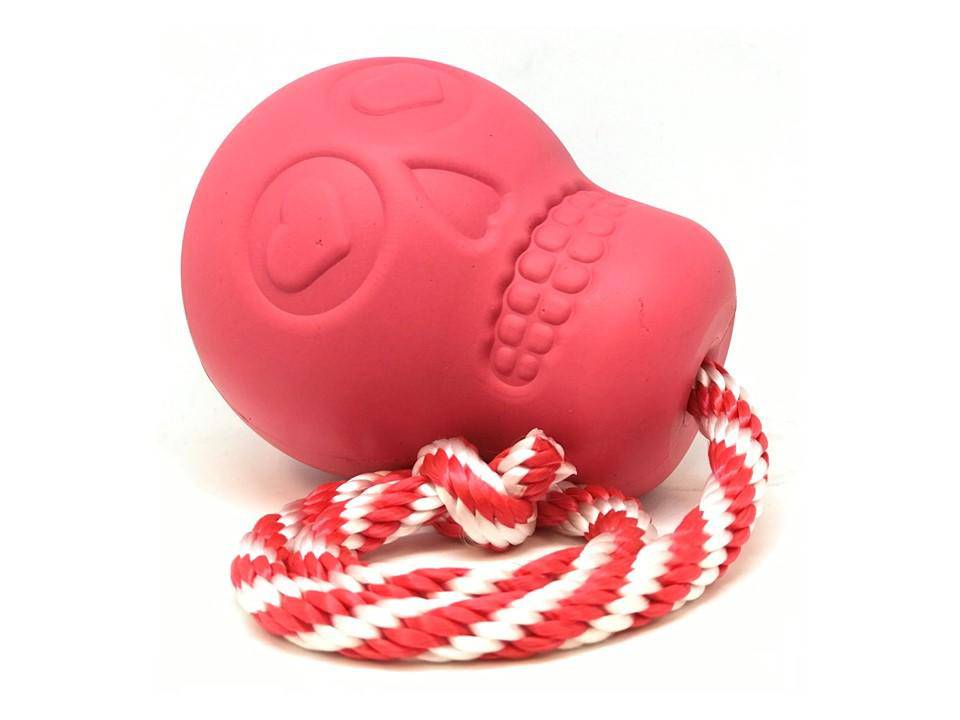 USA-K9 Skull Dog Chew Toy & Treat Dispenser - Made in USA | SodaPup